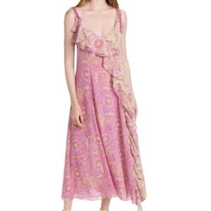 NWT MISA Frederic’s Flora Medallion Mix Print Dress - Sz XS